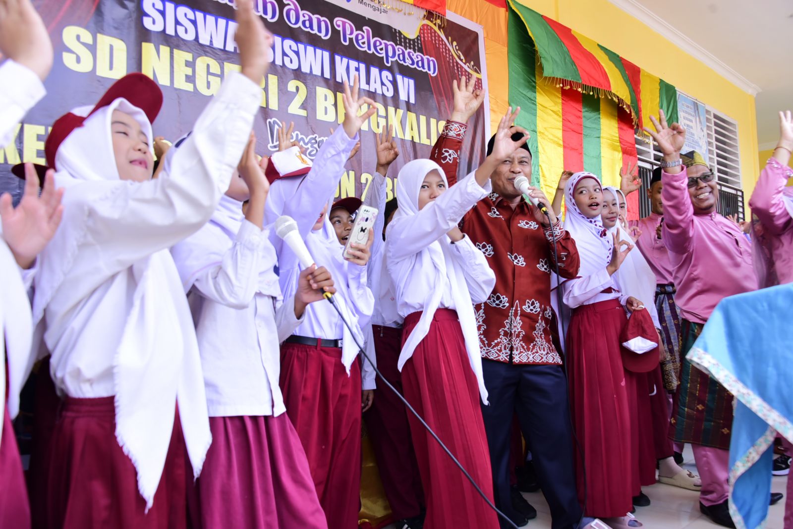 Wabup Bagus Santoso di SDN 2 Bengkalis