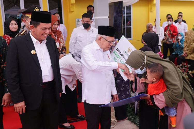 Kunker Wapres RI, Maaruf Amin di Kepri