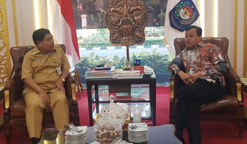 Pertemuan Plt Bupati Kuansing dengan Sekjen Kemendagri