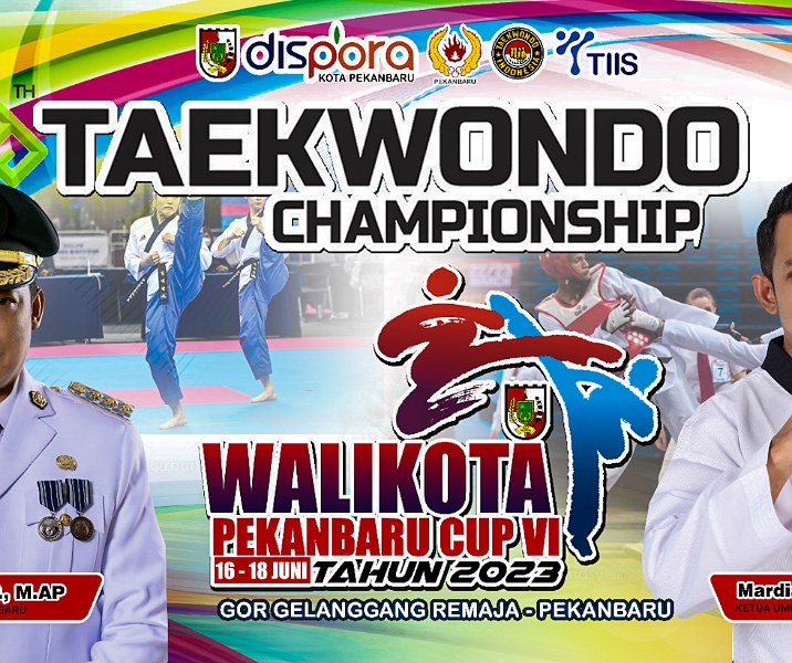 Pemko Pekanbaru akan menggelar Kejuaraan Taekwondo di Gelanggang Remaja pada 16-18 Juni 2023. Foto: Istimewa.
