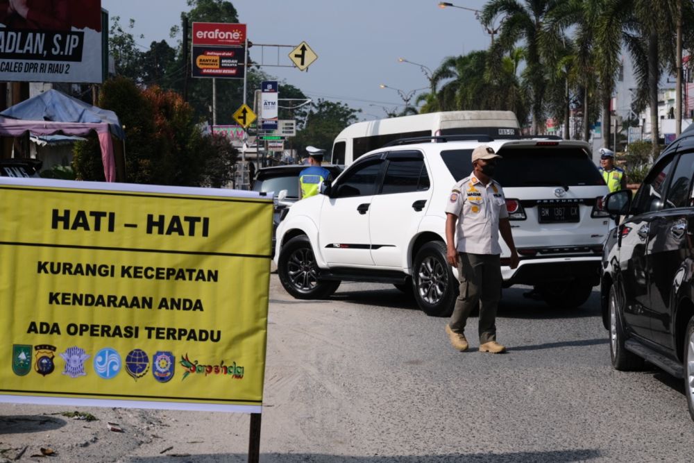 Operasi Penertiban di Pelalawan