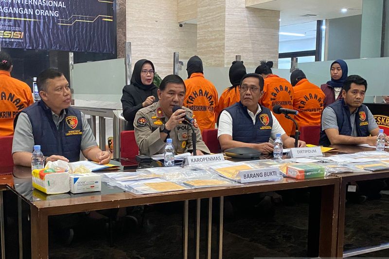 Keterangan pers polri kasus TPPO