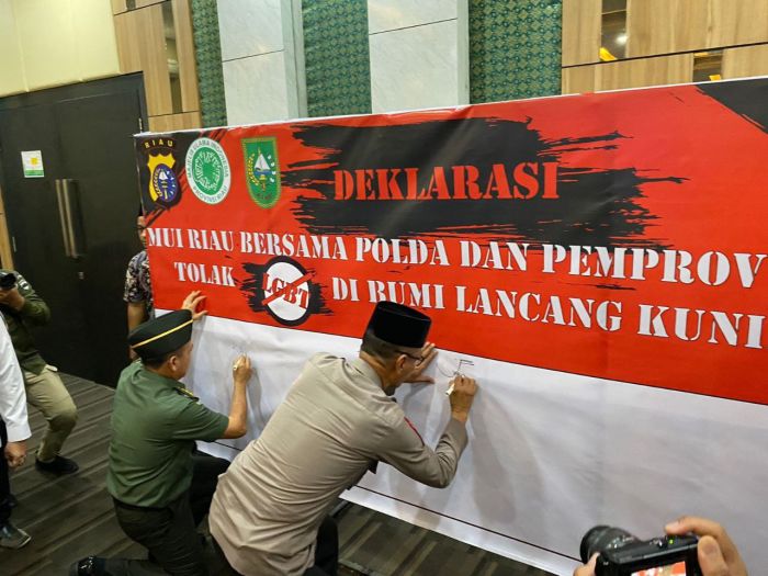 Deklarasi penandatanganan penolakan LGBT