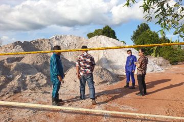 Lokasi tambang ilegal di Galang Kepri