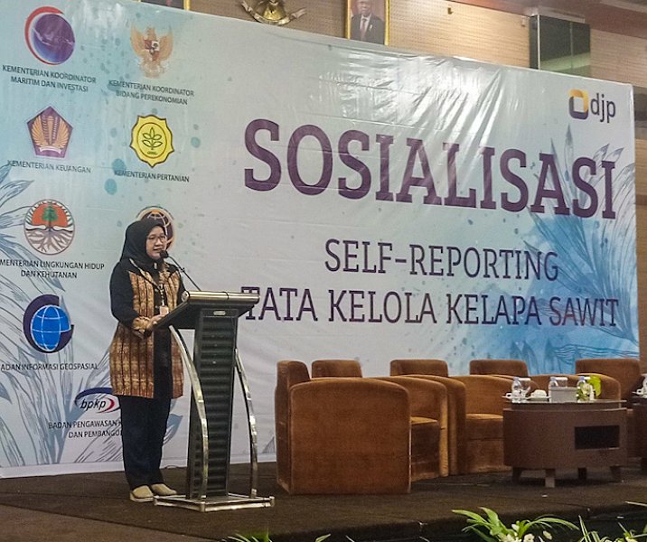 Staf Ahli Bidang Penerimaan Negara Kementerian Keuangan Oza Olivia. Foto: Surya/Riau1.