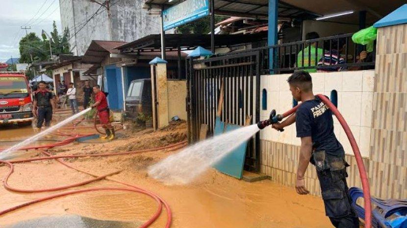 Kawasan terdampak banjir di Padang/Net