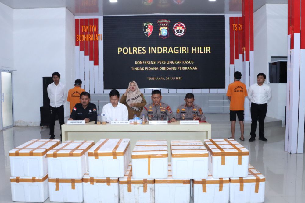 Keterangan Pers Upaya Penyelundupan Benih Lobster ke Luar Negeri