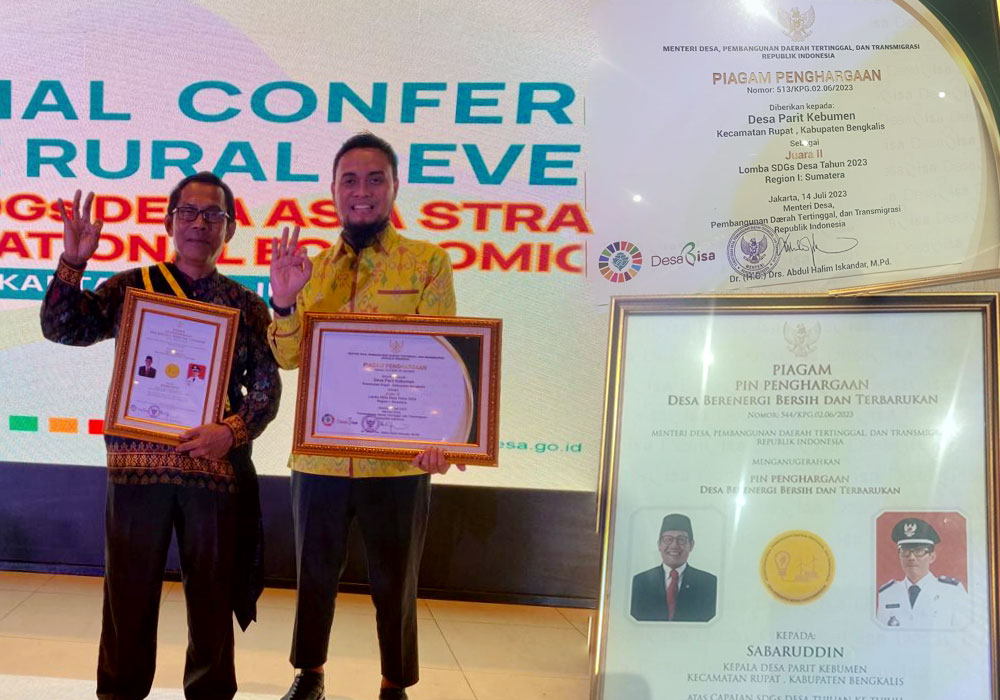 Penghargaan Juara II Lomba SDGS Nasional