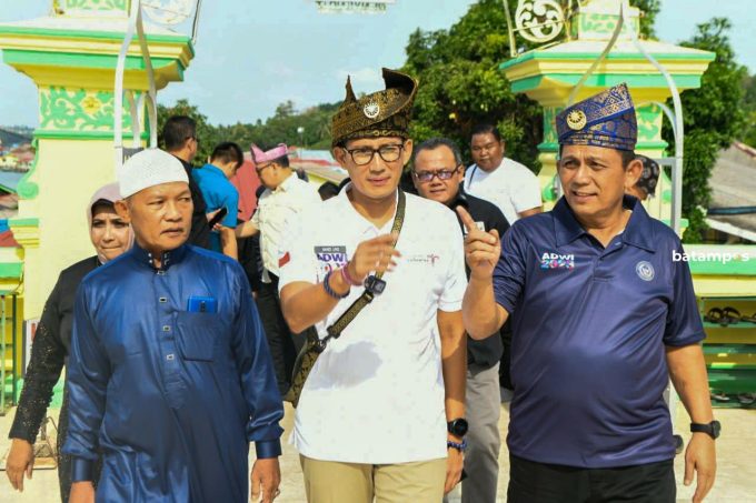Menteri Sandiaga Uno kunjungi Pulau Penyengat