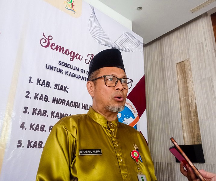 Asisten I Setdaprov Riau Masrul Kasmy. Foto: Istimewa.
