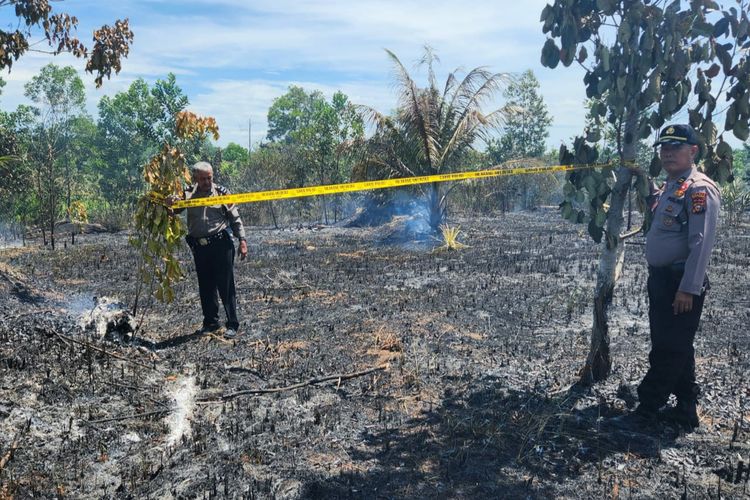 Lokasi lahan yang dibakar