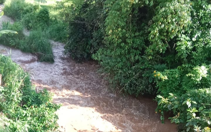 Sungai di Jorong Kampuang, Baruah, Nagari Sungai Landia Agam