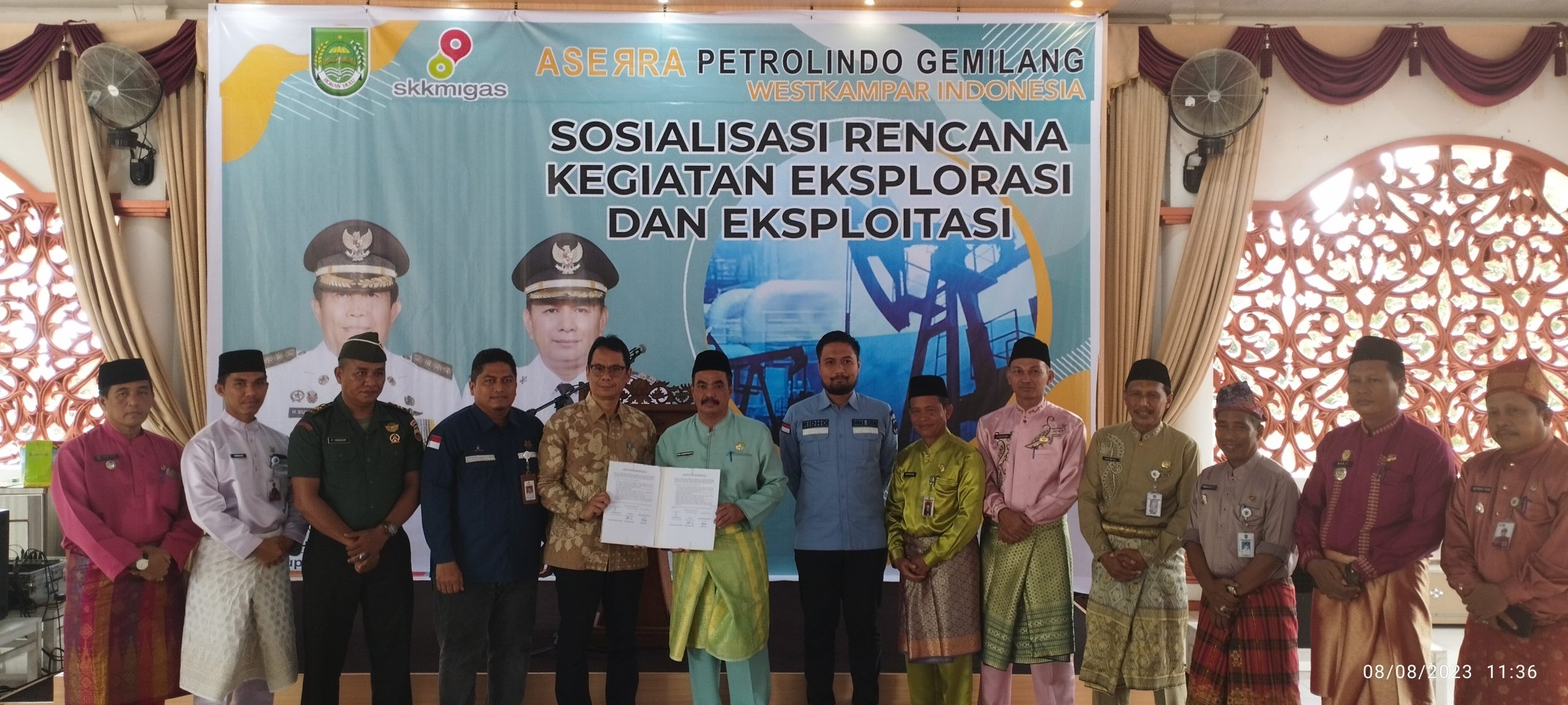 Fasilitasi Audiensi dan Sosialisasi Kegiatan Seismik 2D dan 3D di Rohul