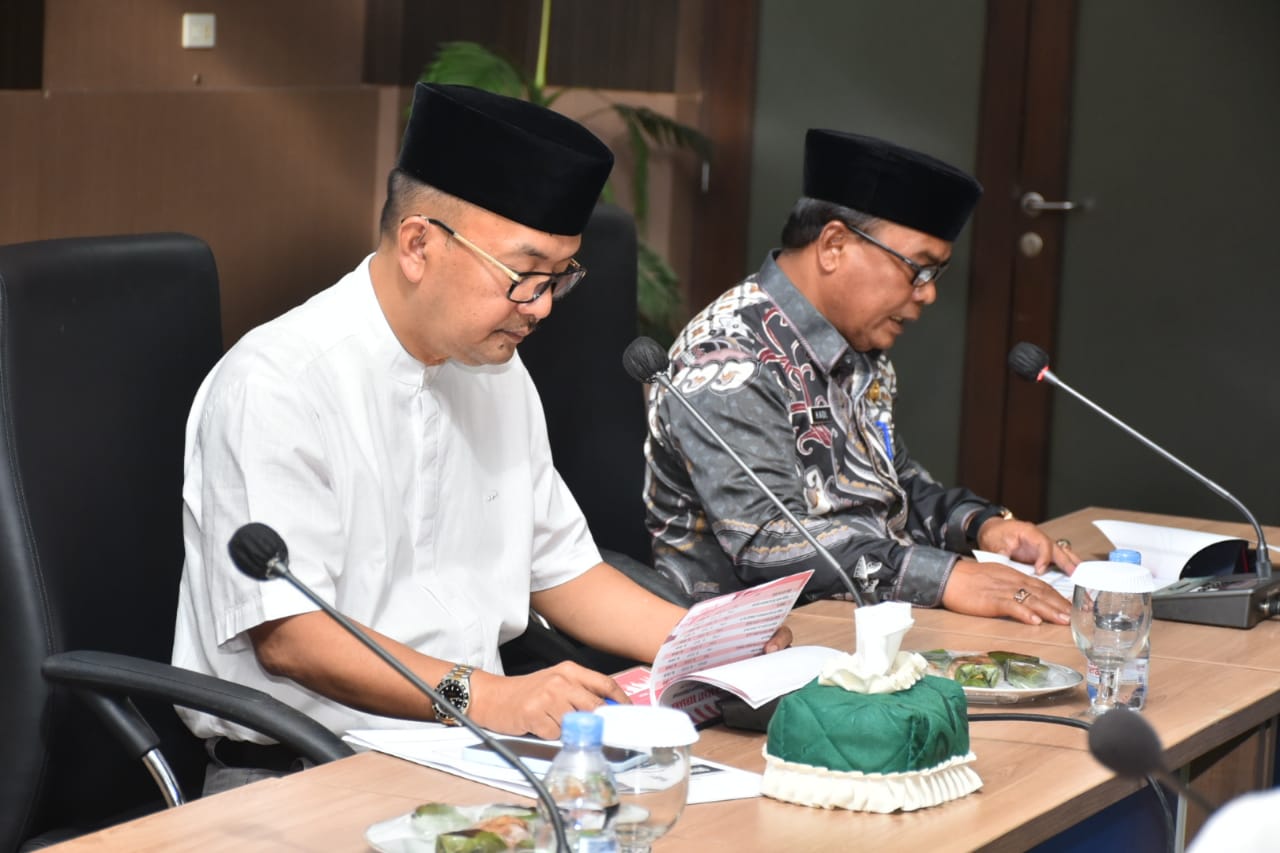 Rapat pembahasan gerak jalan santai HUT RI di Kampar