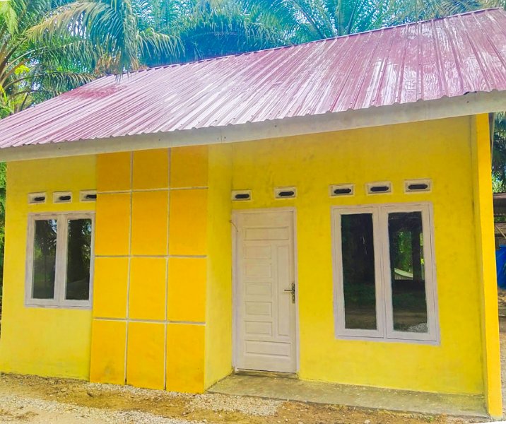 Rumah layak huni yang direnovasi Dinas Perkim Pekanbaru tahun lalu. Foto: Istimewa.