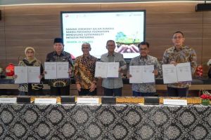 Penandatanganan MoU LAMR dengan Universitas Pertamina