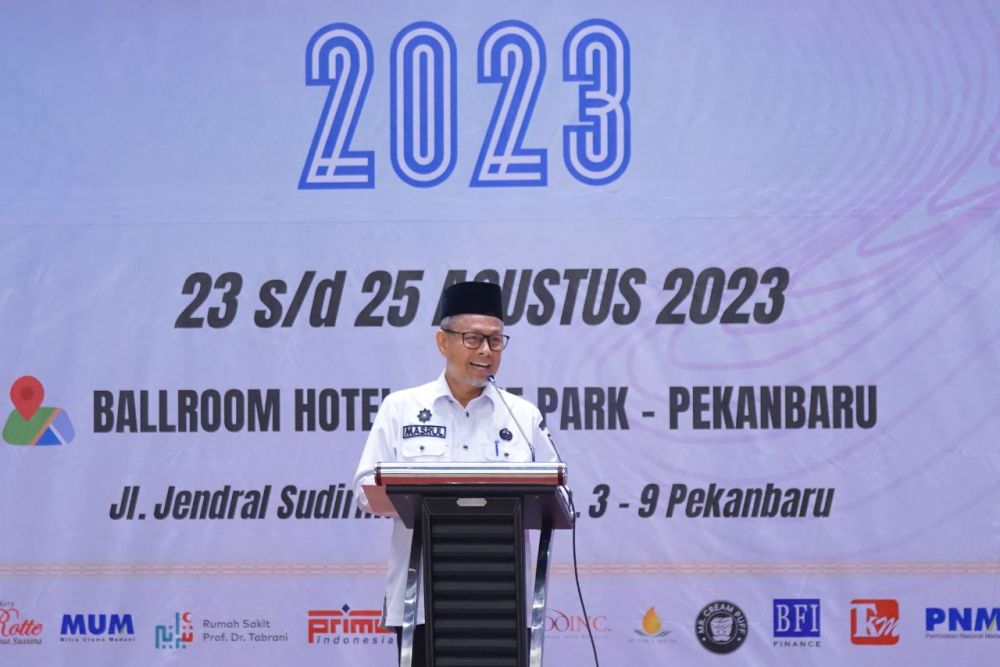 Asisten I Setdaprov Riau, Masrul Kasmy buka Riau Job Fair 2023