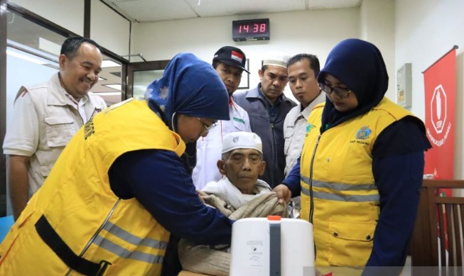 Jemaah haji asal Sumbar tiba di tanah air