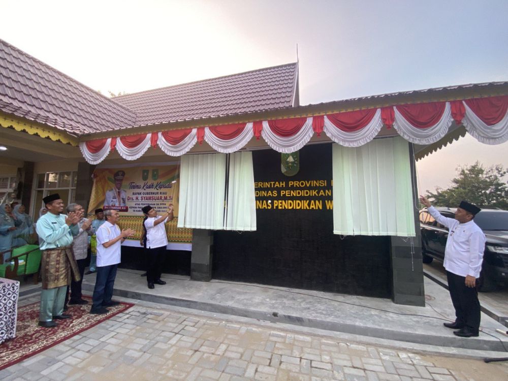 Peresmian Kantor Cabang Disdik Riau di Inhu