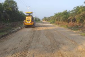 Salah satu jalan di Riau