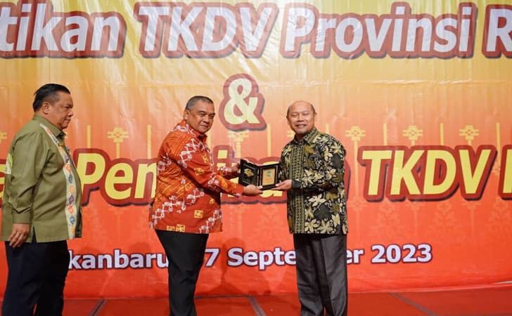 Pelantikan TKDV Provinsi Riau