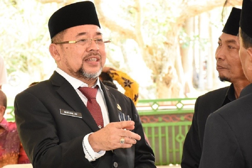 Staf Ahli Bupati Bidang Ekonomi, Keuangan dan Pembangunan Setdakab Bengkalis H. Bustami HY