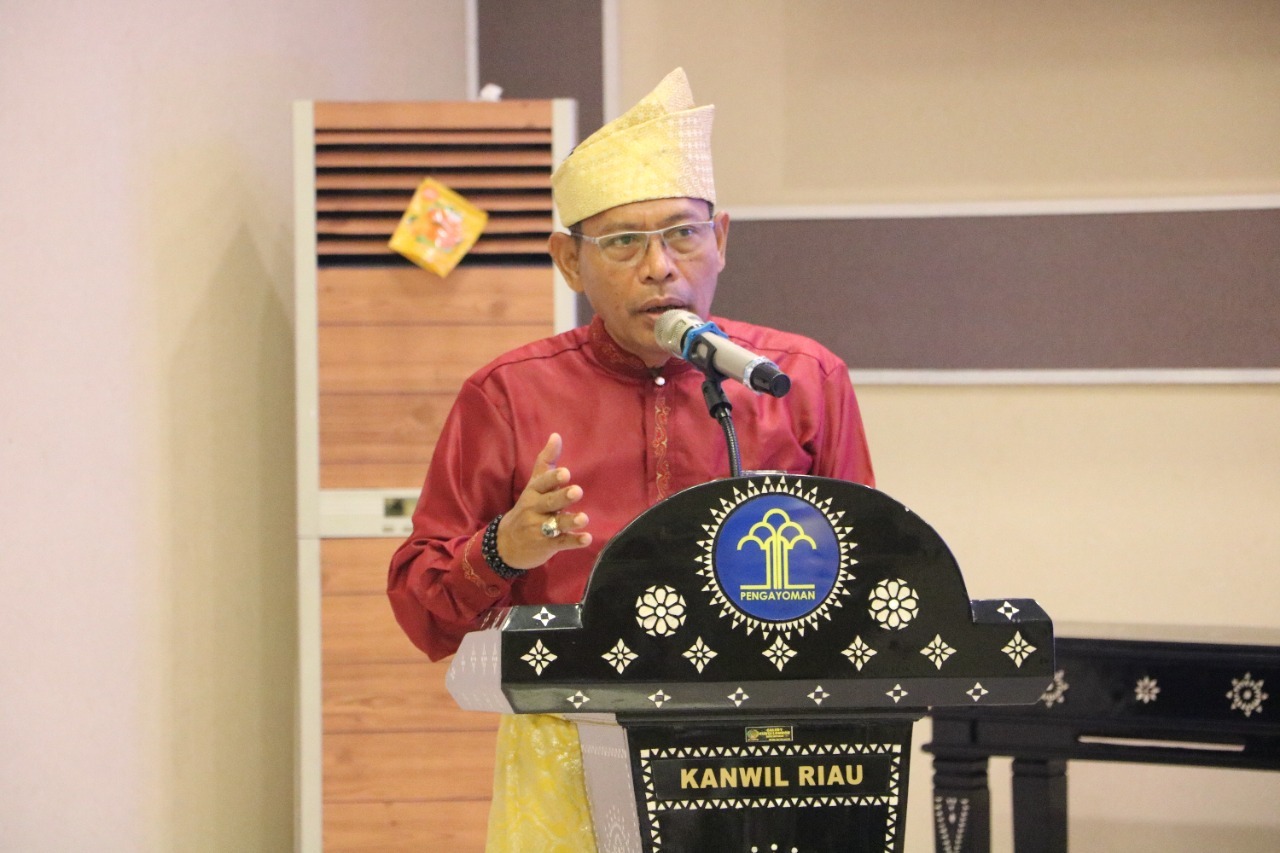 Kepala Kantor Wilayah Kementerian Hukum dan HAM Riau, Mhd Jahari Sitepu