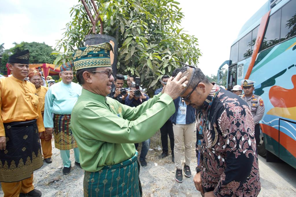 Kedatangan rombongan KPK di Inhil Riau
