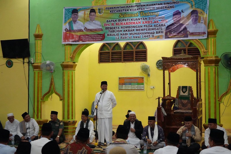 Maulid nabi di Kuantan Hilir Seberang Kuansing