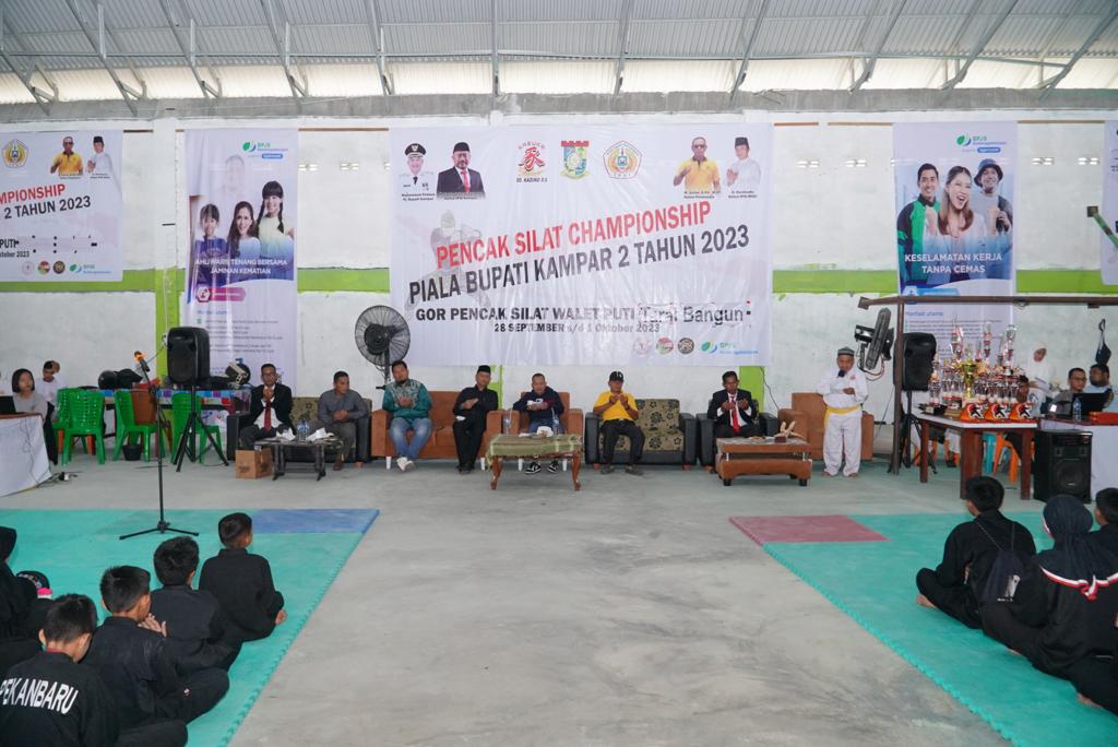 Pembukaan Pencak Silat Championship Piala Bupati II Kabupaten Kampar tahun 2023