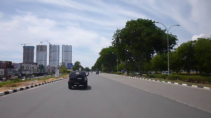 Salah satu ruas jalan di Kota Batam