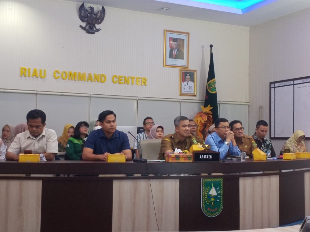 Rakor Inflasi Pemprov Riau bersama Kemendagri