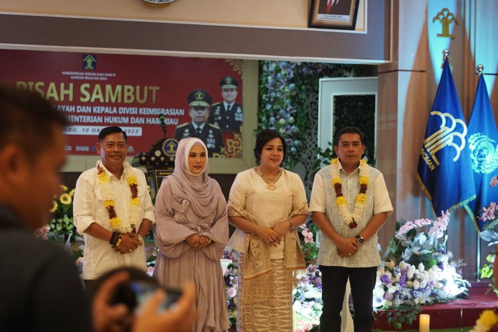 Pisah Sambut Kakanwil Kemekumham Riau