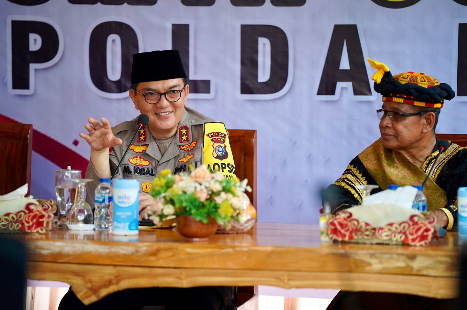 Kapolda Riau Irjen Mohammad Iqbal adakan pertemuan dengan masyarakat Kampar