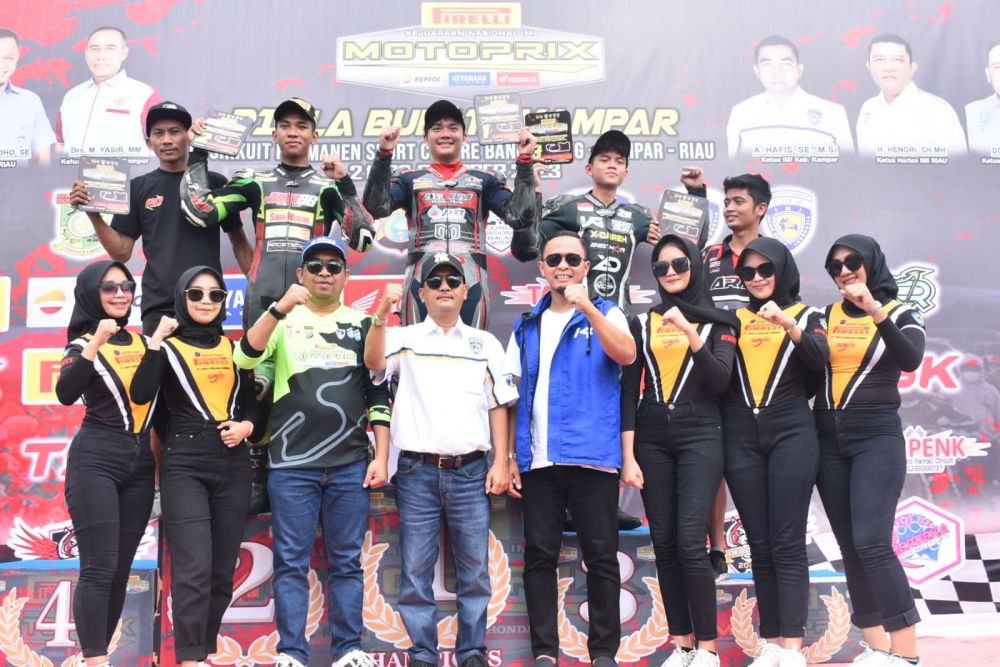 Para juara Motorprix Putaran 4 di Kampar