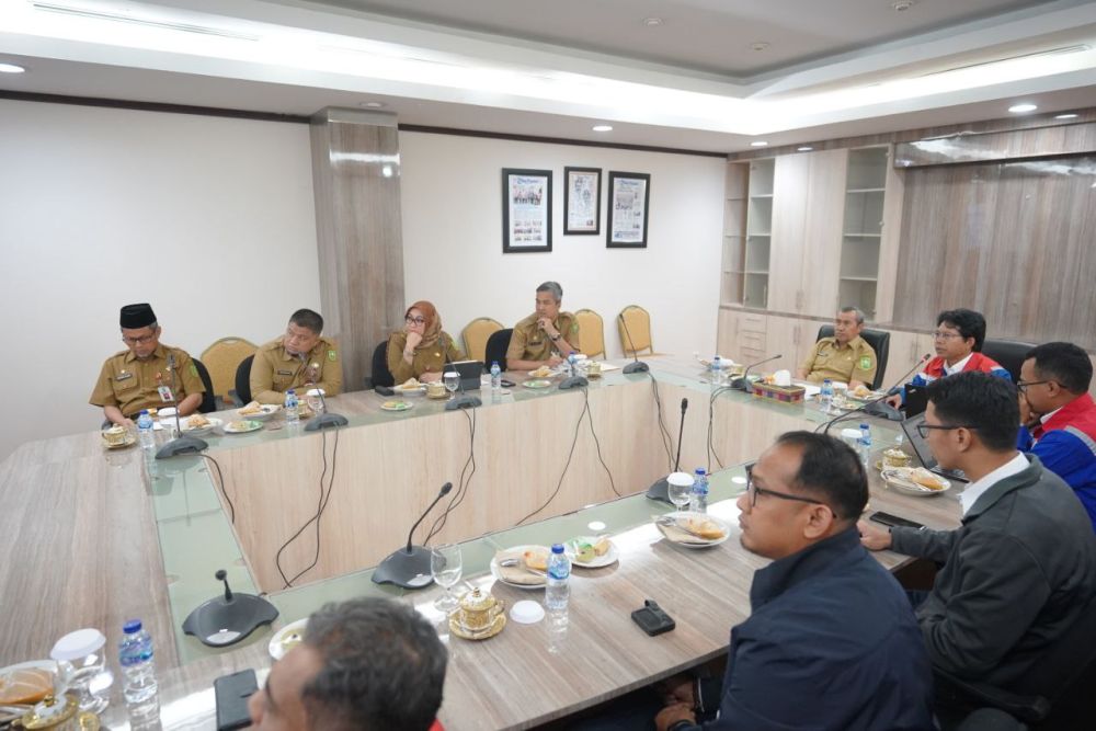 Audiensi Pertamina dengan Gubri Syamsuar terkait penambahan kilang baru di Dumai