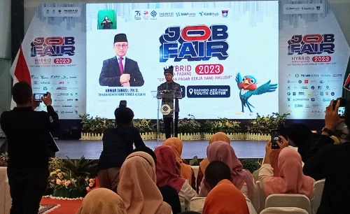 Pembukaan Job Fair Hybrid Kota Padang 2023/Minangkabaunews.com