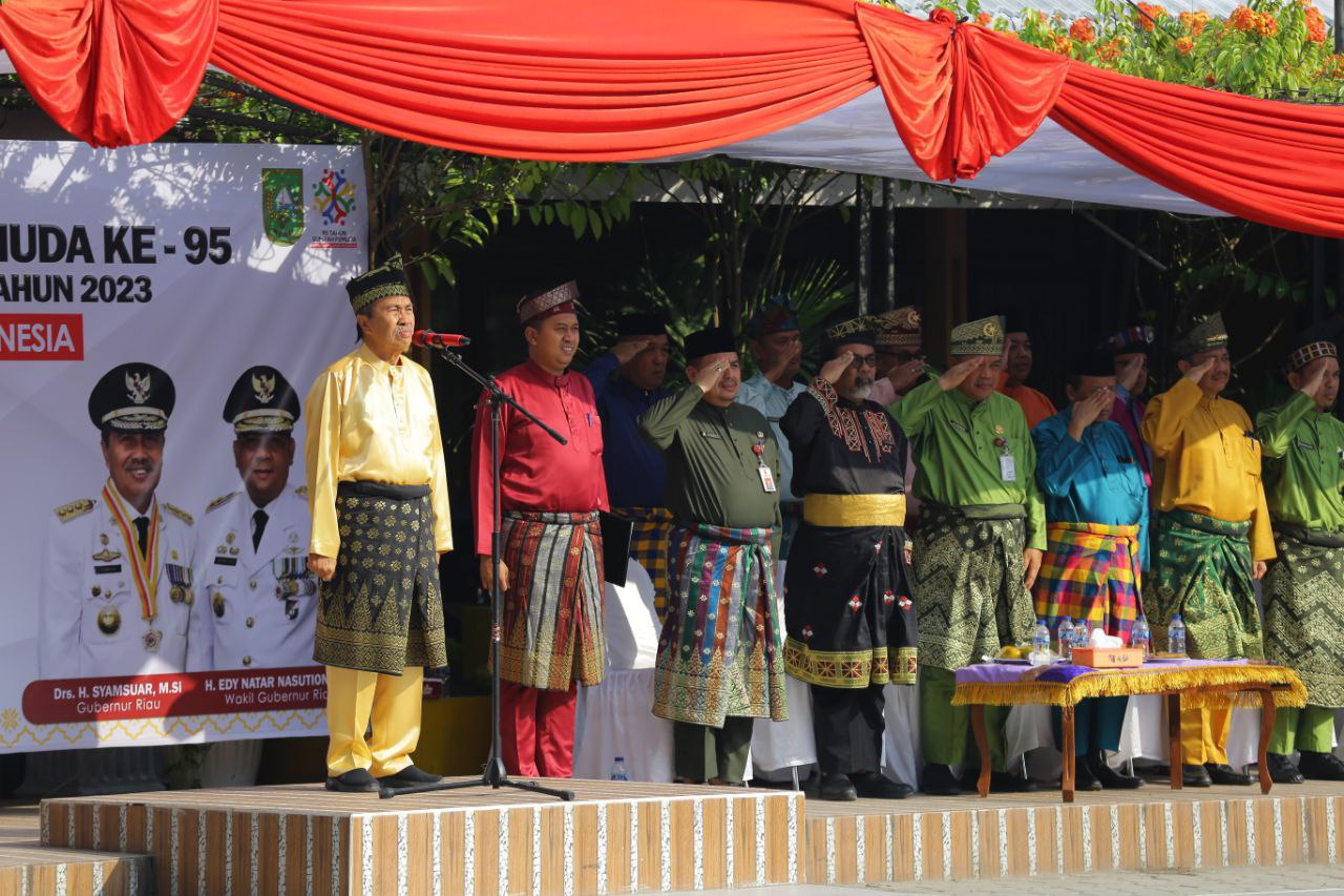 Upacara Peringatan Hari Sumpah Pemuda Provinsi Riau