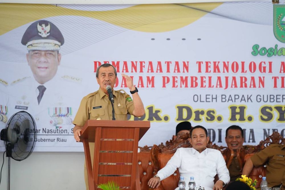 Gubri Syamsuar sampaikan manfaat AI dalam pembelajaran sekolah