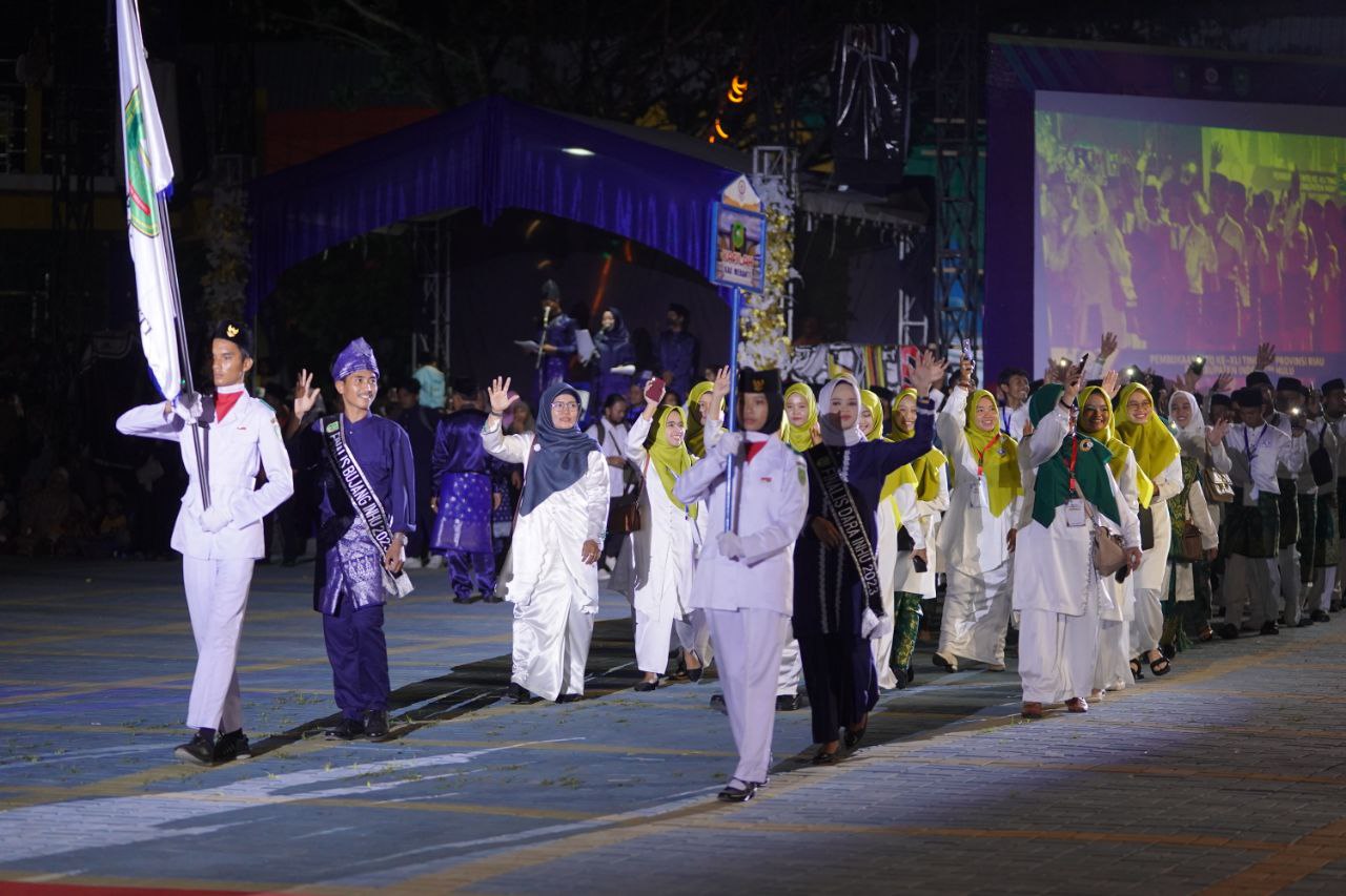 Pembukaan MTQ tingkat provinsi Riau di Indragiri Hulu