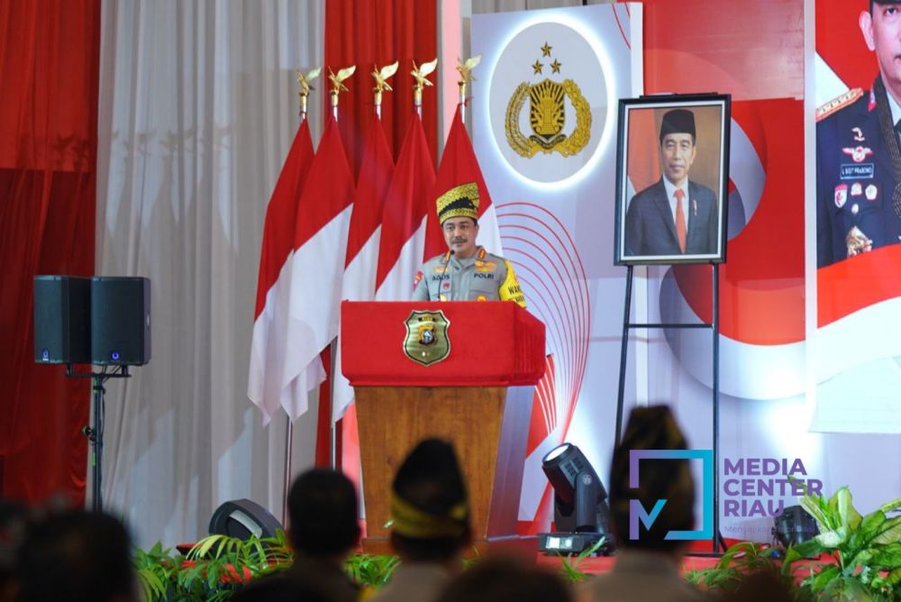 Wakapolri, Komjen Pol Agus Andrianto menghadiri silaturahim kebangsaan di Pekanbaru, Riau