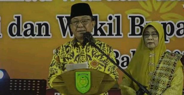 Malam purna tugas Bupati dan Wakil Bupati Indragiri Hilir