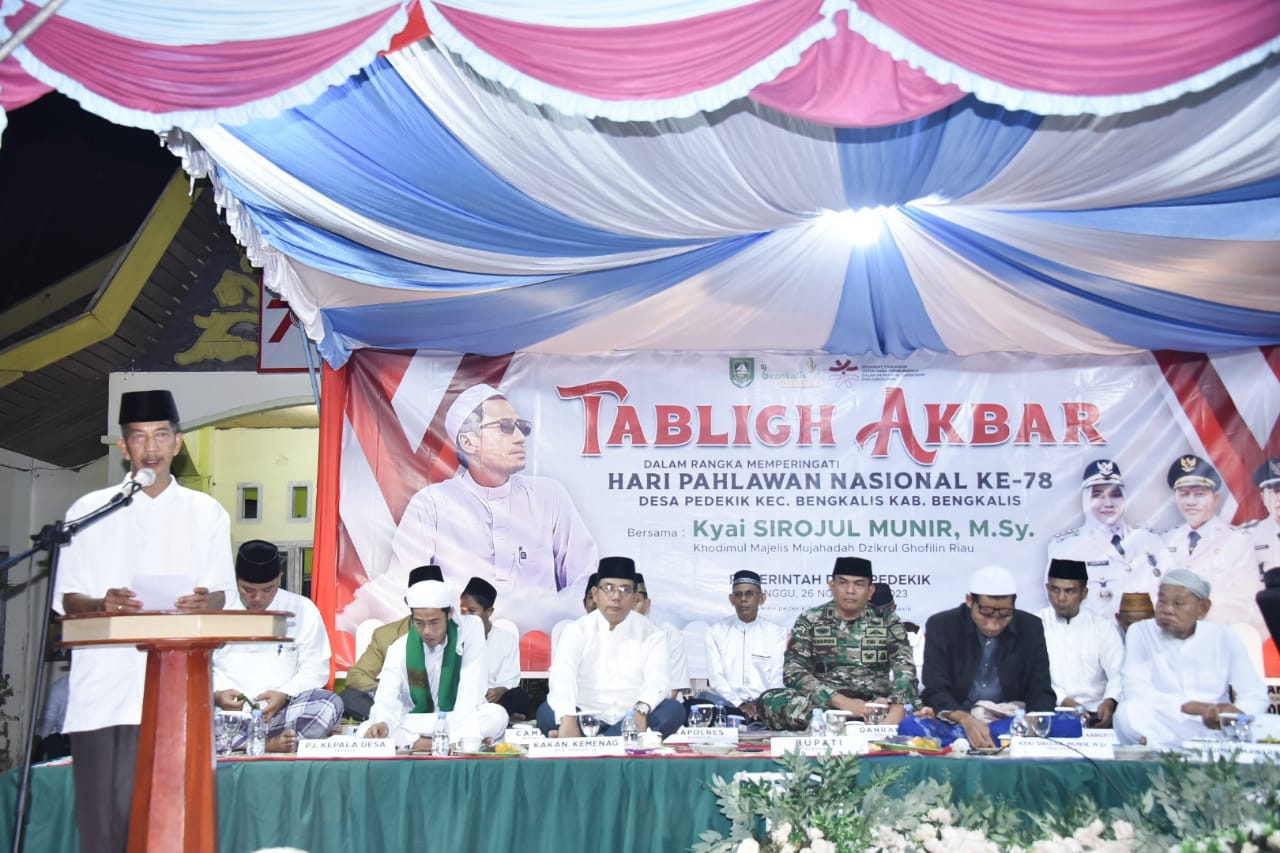 Tabligh Akbar dan penggalangan donasi untuk Palestina di Bengkalis