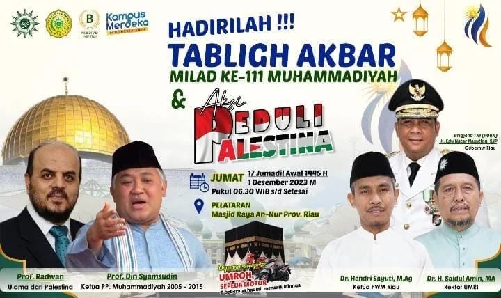 Flyer Tabligh AKbar Muhammadiyah Riau
