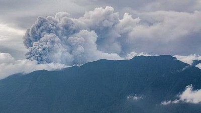 Saar erupsi Gunung Marapi/AFP