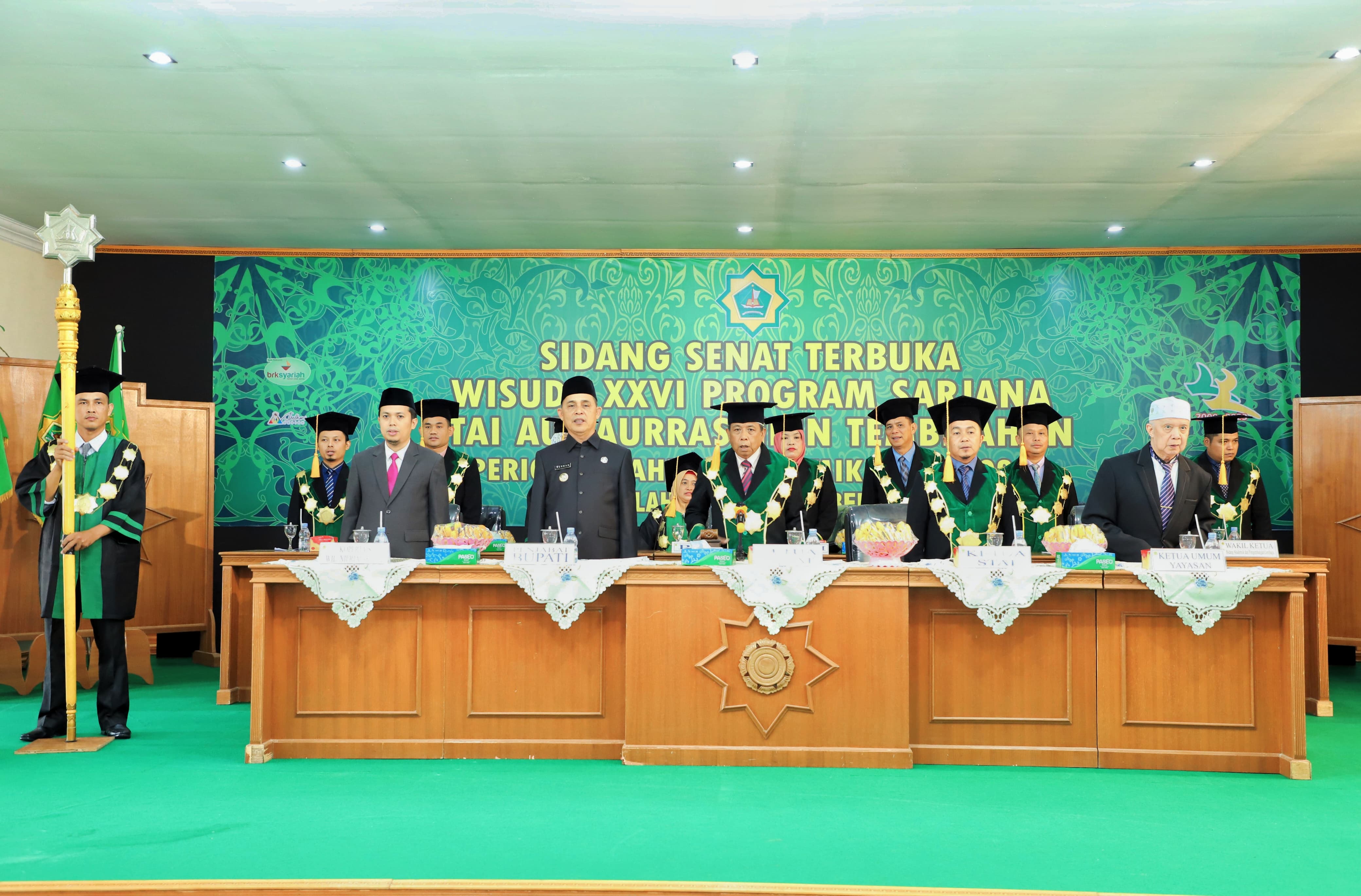 Prosesi Wisuda STAI Auliaurrasyidin