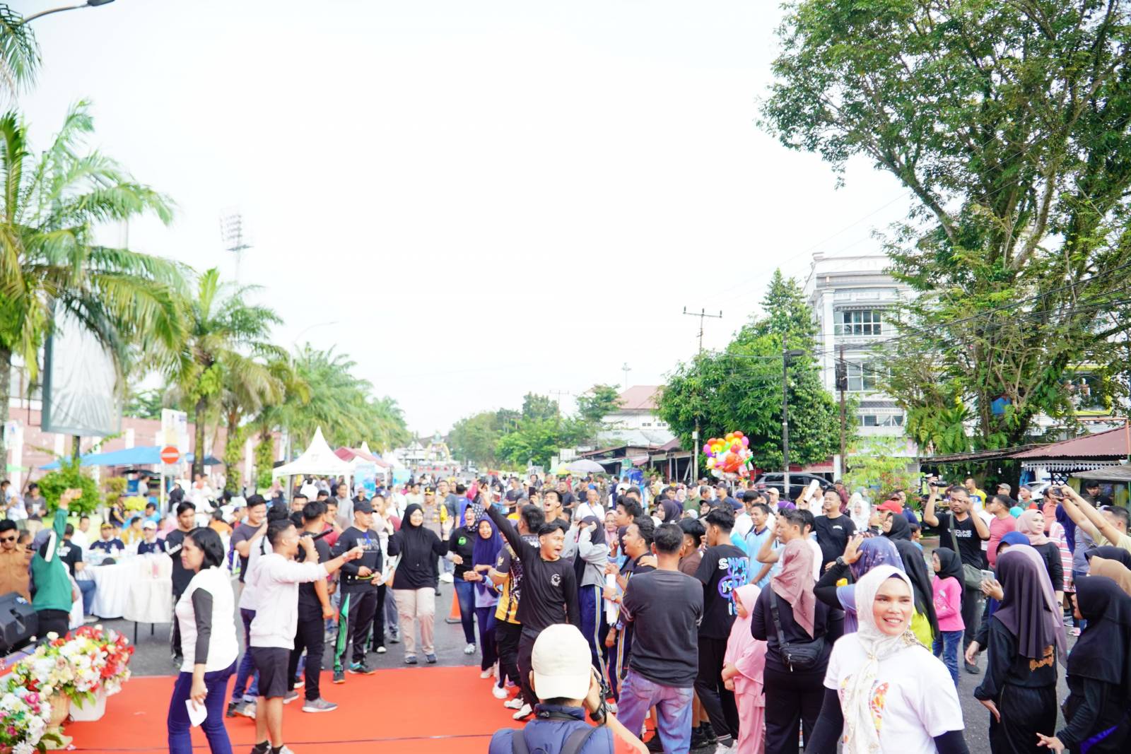 Berbagai kegiatan di CFD di Bangkinang Kampar