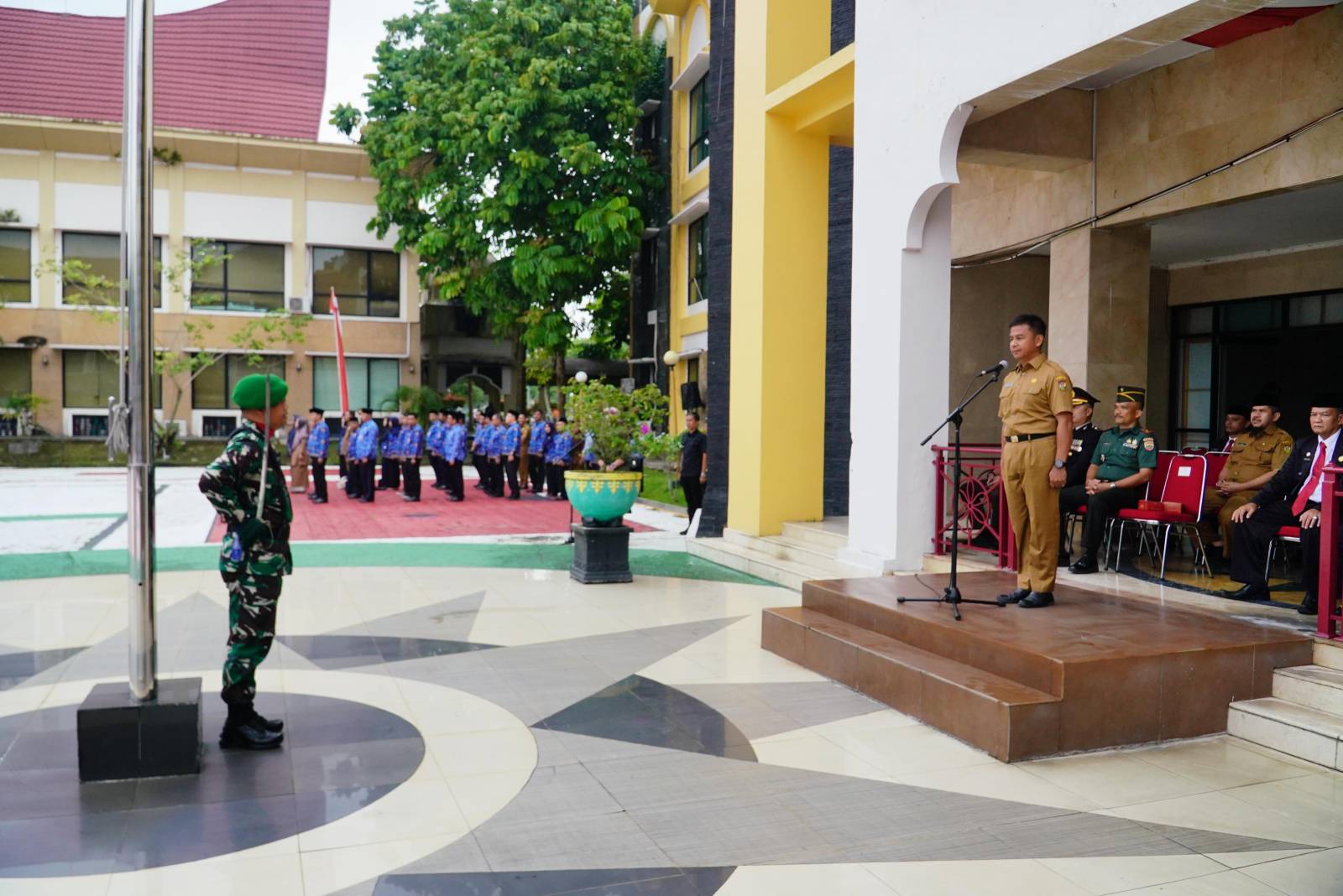 Apel Peringatan Bela Negara di Kampar