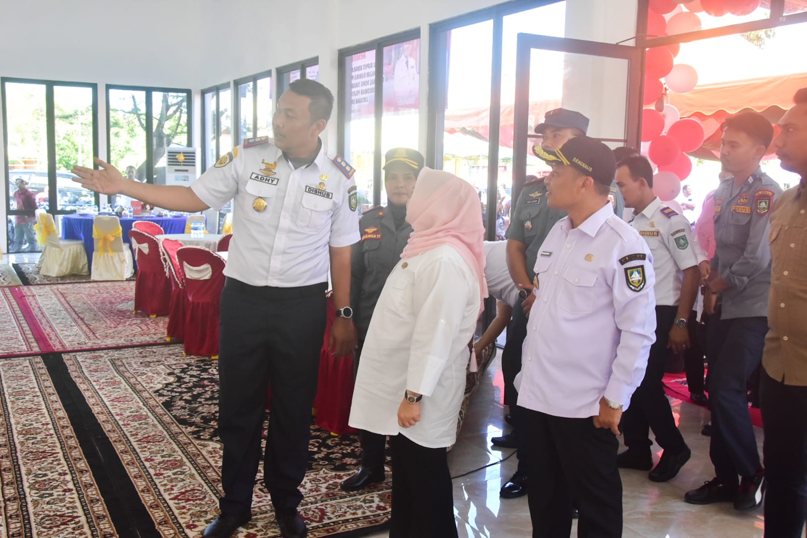 Gedung Baru Roro Tanjung Pagar yang diresmikan Bupati Kasmarni