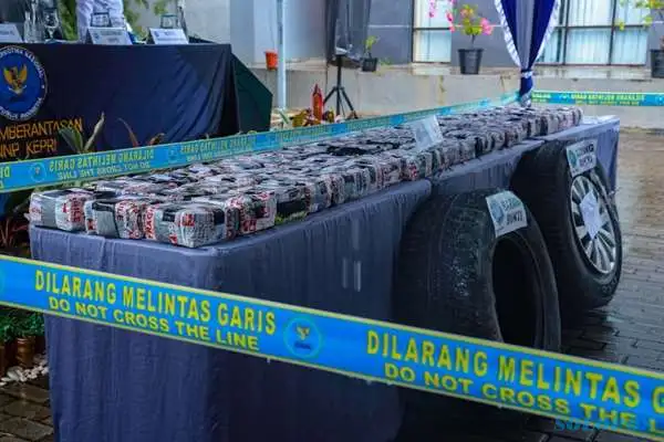 Paket sabu yang diamankan BNNP Kepri/Net